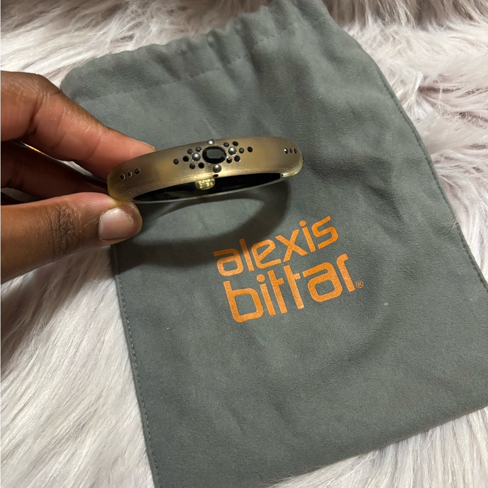Alexis Bittar Lucite Crystal Women's Hinged Bracelet